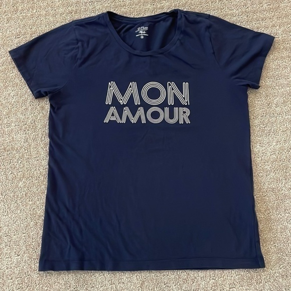 J.Crew Navy Blue Mon Amour Shirt